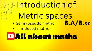 Semi metric spaces,induced metric spaces