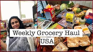 Weekly Grocery Shopping  Haul With Price In USA || Indian (NRI) Family Weekly Grocery Shopping