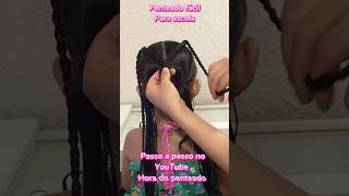 😱 dica de penteado infantil simples e fácil