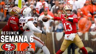 San Francisco 49ers vs. Cleveland Browns | Semana 6 NFL 2023 | NFL Highlights Re