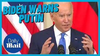 Biden warns Putin: No Nord Stream 2 pipeline if Russia invades Ukraine