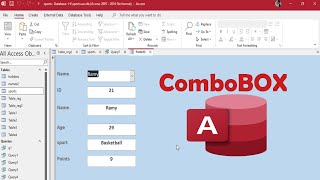 MS Access Tutorial: Auto Populate Fields from Two Tables Using Combo Box