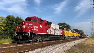 A pair of WSOR trains 7-27-24