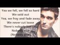 The Wanted - Love Sewn (Lyrics)