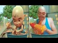 Tiru Aksi Upin Ipin Dan Kawan Kawan Memandikan Angsa 😂