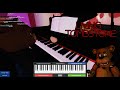 Five Nights at Freddy's 1 Song (The Living Tombstone) | Roblox Got Talent Piano