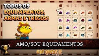 TODOS os Equipamentos do Pataribe! – Troféu: Amo/Sou Equipamento | Cat Quest 3