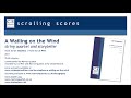 Ian Stephens - A Wailing on the Wind for string quartet and storyteller - scrolling score