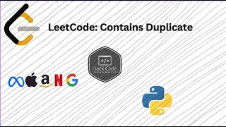 LeetCode 217 | Cracking the Contains Duplicate Challenge | Amazon Interview Prep | Python |Hack Code