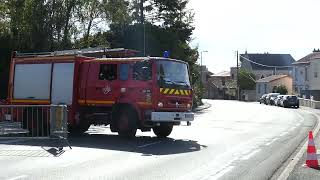 49 Fpt renault Beaupreau sur un exercice feu de vl