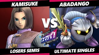 Sumapa 84 Losers Semis - Abadango (Meta Knight) Vs. Kamisuke (Hero) Smash Ultimate - SSBU