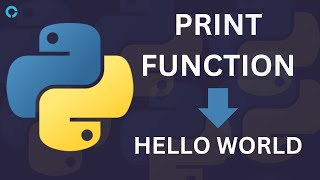 Lesson 1 - How to use Print Function in Python | Python Hello World Program | Python Tutorial