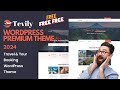 How to download Tevily WordPress Premium Travel Theme Free 2024 with Setup Tutorial