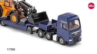 Siku 1790 MAN Truck with Low Loader and JCB Wheel Loader