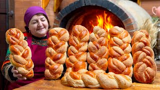 Grandma Bakes the Best Sesame Braided Bread | Homemade & Traditional Recipe