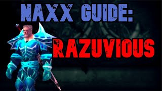 WoW classic - Naxx Guide: Instructor Razuvious - Clear \u0026 Clean