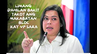 5 DAHILAN BAKIT TAKOT ANG MAKABAYAN BLOC KAY VP SARA DUTERTE #vpsara #saraduterte  #philippines