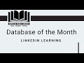 Database Showcase: LinkedIn Learning