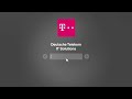 Deutsche Telekom IT Solutions - Welcome, sign in! (30 sec)