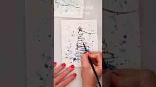 Holiday cards - simple idea #watercolor #christmas #diycards #watercolorcards