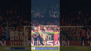 The Greatest free-kick in football history | Messi vs Liverpool #messi #barcelona #freekick #shorts