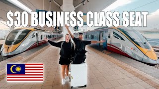 We Took A $30 BUSINESS CLASS Train in MALAYSIA! KUALA LUMPUR to PENANG - WORTH IT? 🇲🇾