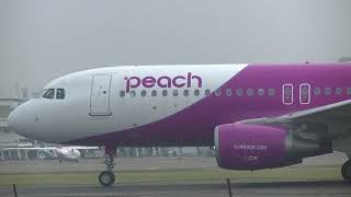 樂桃航空 Peach Aviation A320-214(JA813P) MM-36 高雄(KHH)→關西(KIX) takeoff