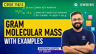 Gram Molecular Mass | Mole concept | Chemistry | Anupam Gupta IIT Delhi | Embibe