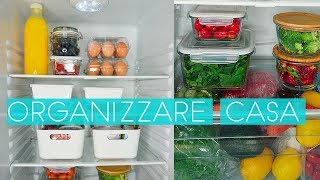 5 TIPS CASA e CUCINA ORGANIZZATA - IDEE IKEA per ORGANIZZARE IL FRIGO