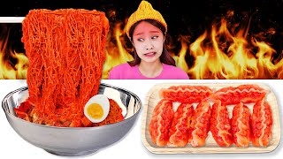 Spicy Bibim-naengmyeon Mukbang Challenge매운맛 끝장판 송주불냉면 매운양념장 먹방 챌린지 JiniYum 지니얌