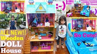 A Beautiful Wooden Dollhouse! Kidkraft Disney Frozen Arendelle Palace Dollhouse Toy. Toy Channel