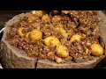 MASSIVE 100 POUND Meatball & FOOD CHALLENGE in Indonesia