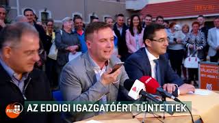 Az eddigi igazgatóért tüntettek Debrecenben 18-08-17