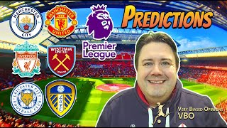 PREMIER LEAGUE PREDICTIONS 2021/22 | Game Week 28 MANCHESTER DERBY | NEW MANAGER BOUNCE FOR LEEDS?😱😡