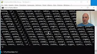Make Wordle with Python: Get words from list