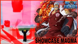 MAGMA MAGMA FRUIT MAGU MAGU NO Mi ELEMENTAL (LOGIA) DEVIL FRUIT SHOWCASE IN BLOX FRUITS - PART 31