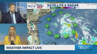 Weather Impact Live: Tracking possible isolated showers today, the tropics