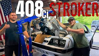 FIRST FIRE of my Freshly Built 408w Small Block Ford STROKER!