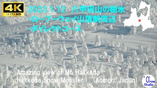 八甲田山の樹氷　2023.1.12　 ［4K］ ／Hakkoda Snow Monster　( Aomori, Japan )