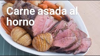 Cómo hacer carne asada al horno