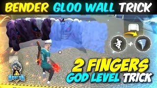 Bender Gloo Wall Trick 😈 | Very Fast 360 Gloo Wall Trick | Back Run Gloo Wall Trick Free Fire