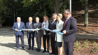 Skwer prof. Jana Filipkowskiego w koszalińskim parku oficjalnie otwarty