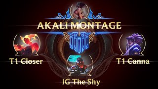 [LOL] Akali Montage / 아칼리 매드무비 (feat. T1 Closer, IG The Shy, T1 Canna)