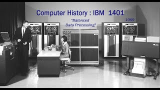 Computer History: IBM 1401 Announcement 1959 Data Processing Mainframe 7070, RAMAC Endicott, & more