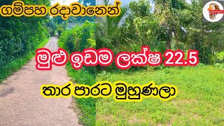 ගම්පහ කිරිඳිවැල රඳාවානෙන් වෙල්යායටත් තාර පාරටත් මුහුණ දාලා ඉඩමක් අඩුවට🔥 Land for sale in Gampaha