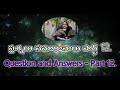 Question and Answers Part 12. MS Astrology - Vedic Astrology in Telugu Series.