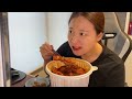 엽닭 먹방 엽기 닭볶음탕 또시켰습니다ㅎ mukbang spicy braised chicken and noodles