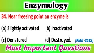 Enzymes MCQ 3 : Enzymes biochemistry mcqs : biochemistry mcq