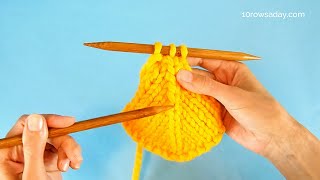 Eastern Knitting - Centred Double Decrease