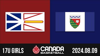 2024 Canada Basketball Nationals 🏀 17U GIRLS: Newfoundland \u0026 Lab. v Northwest Terr. [Aug 9, 2024]